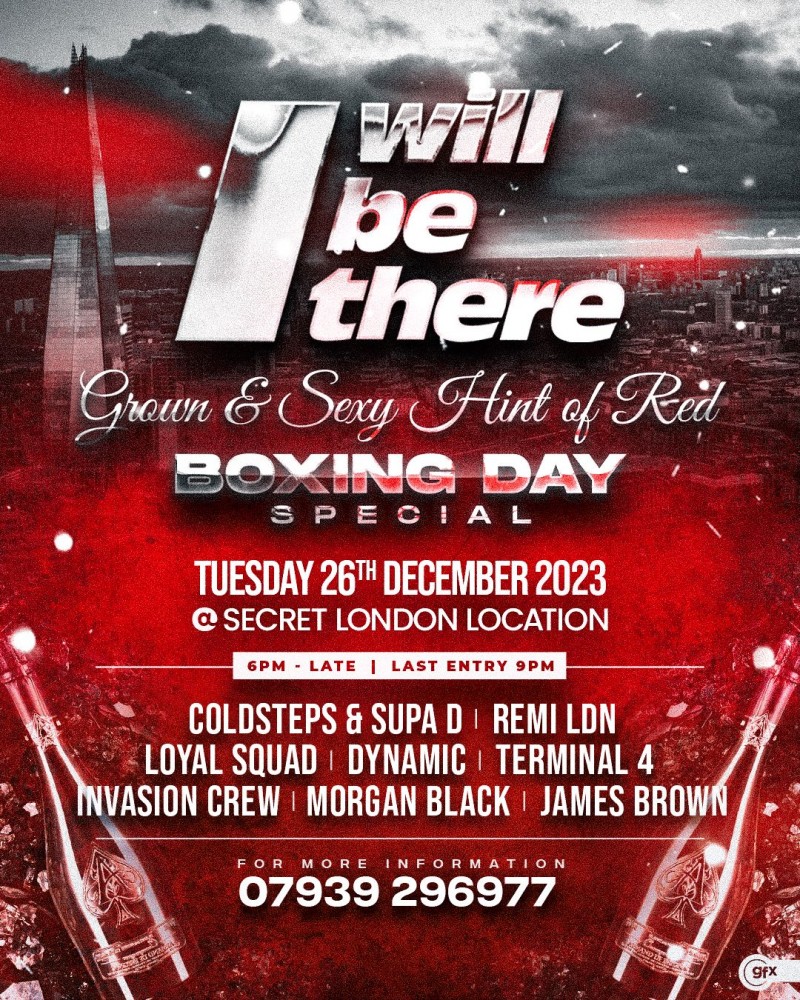 I WILL BE THERE - Grown & Sexy Hint of Red